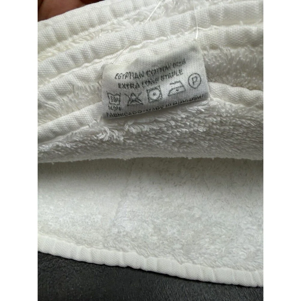 Abyss Super Line Collection Cotton 1 Bath Towel + 1 Washcloths (Discoloration)